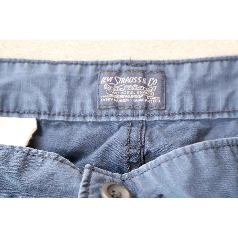 Levi's‎ Cargo Shorts Mens 42 Blue Ripstop Utility Pockets 23251-0017 - Picture 3 of 10